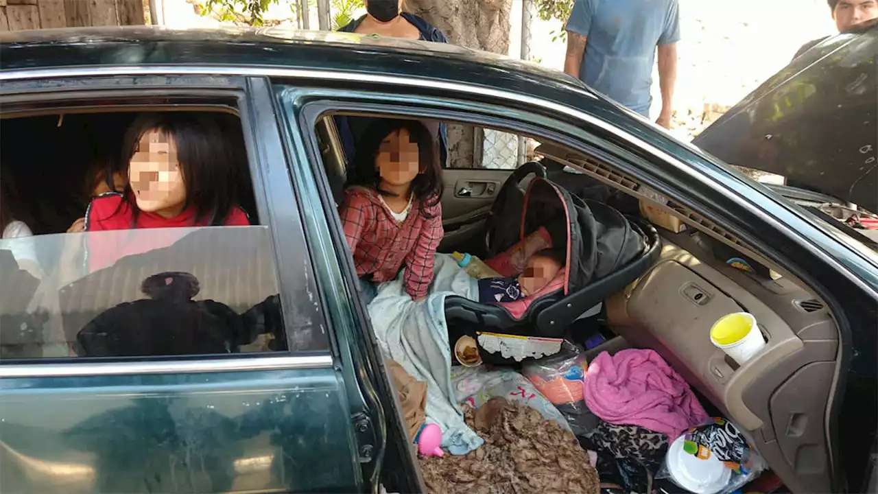 Mexican Police Rescue 8 American Children Living in Squalor Inside a Car in Tijuana