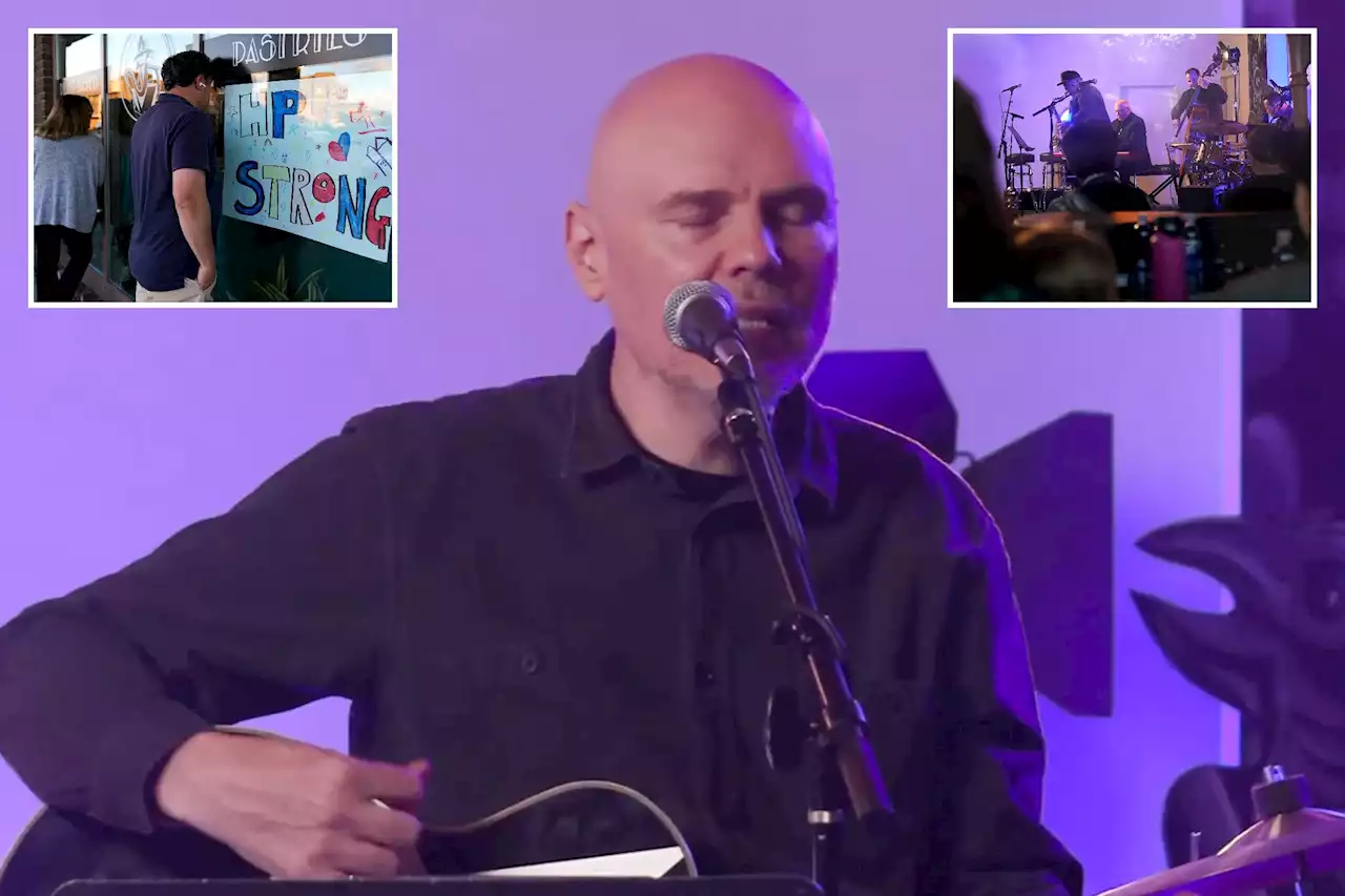 Billy Corgan holds benefit concert for Highland Park shooting victims