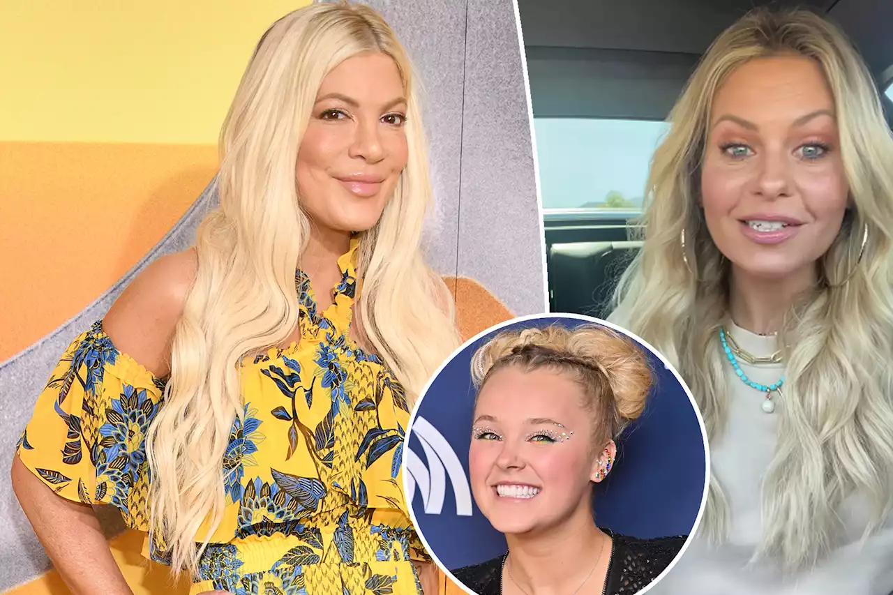 Tori Spelling praises Candace Cameron Bure for apologizing to JoJo Siwa