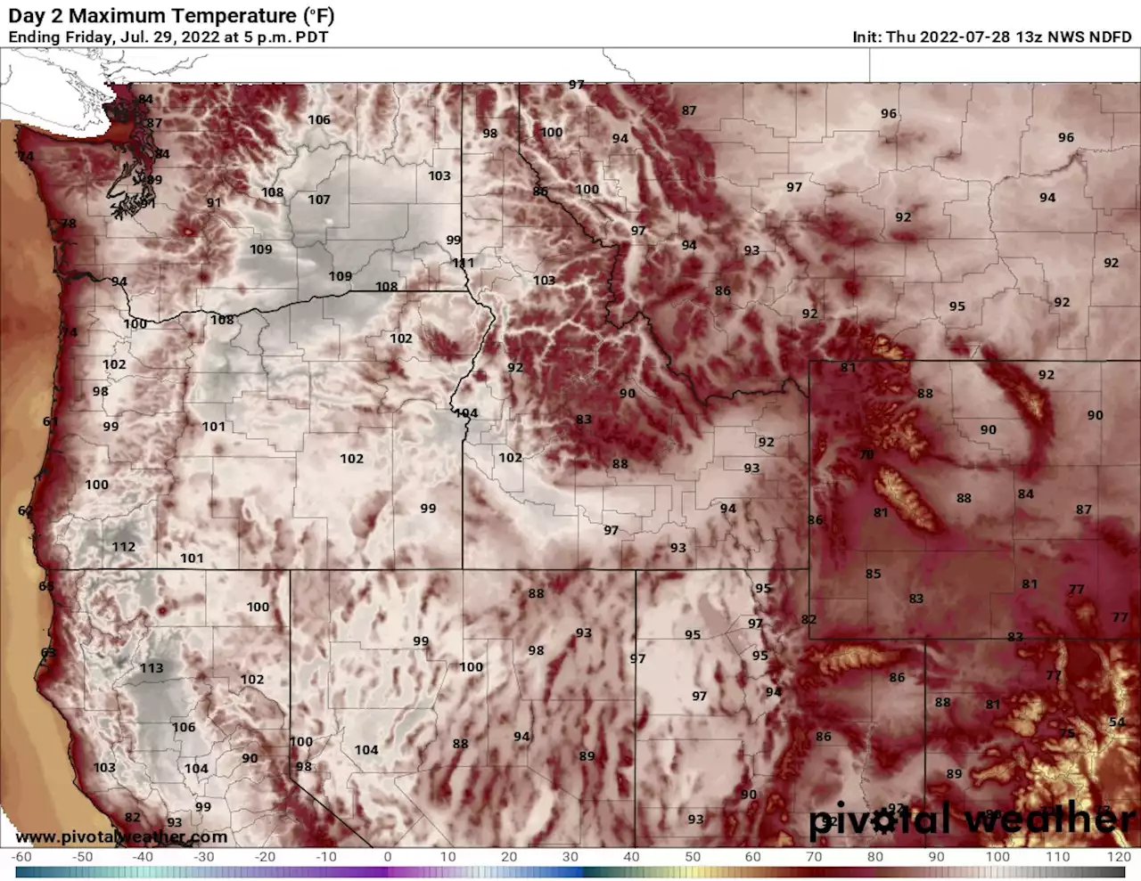 Record highs roast Northwest; heat wave looms for rest of Lower 48