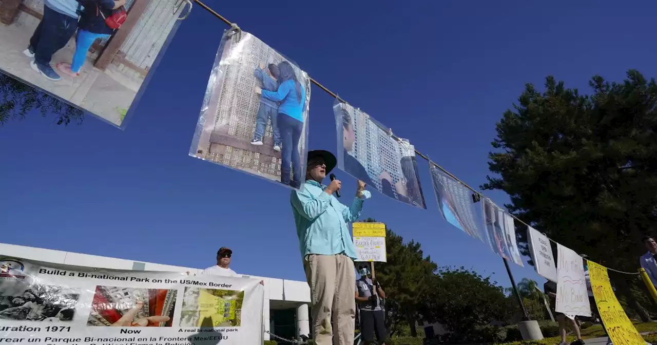 U.S. says border wall replacement project at Friendship Park will continue for now