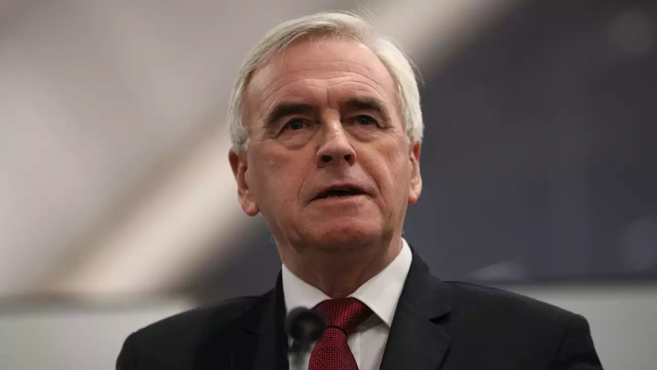 Senior Labour MP John McDonnell says he supports general strike and hits out at Sir Keir Starmer