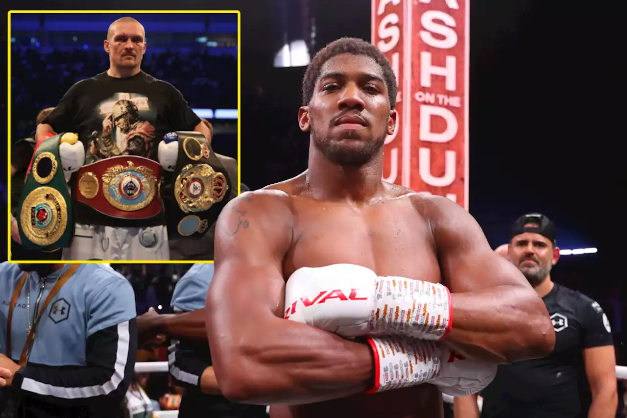 Anthony Joshua threatens to 'dash' world titles if he beats Oleksandr Usyk, demands more respect