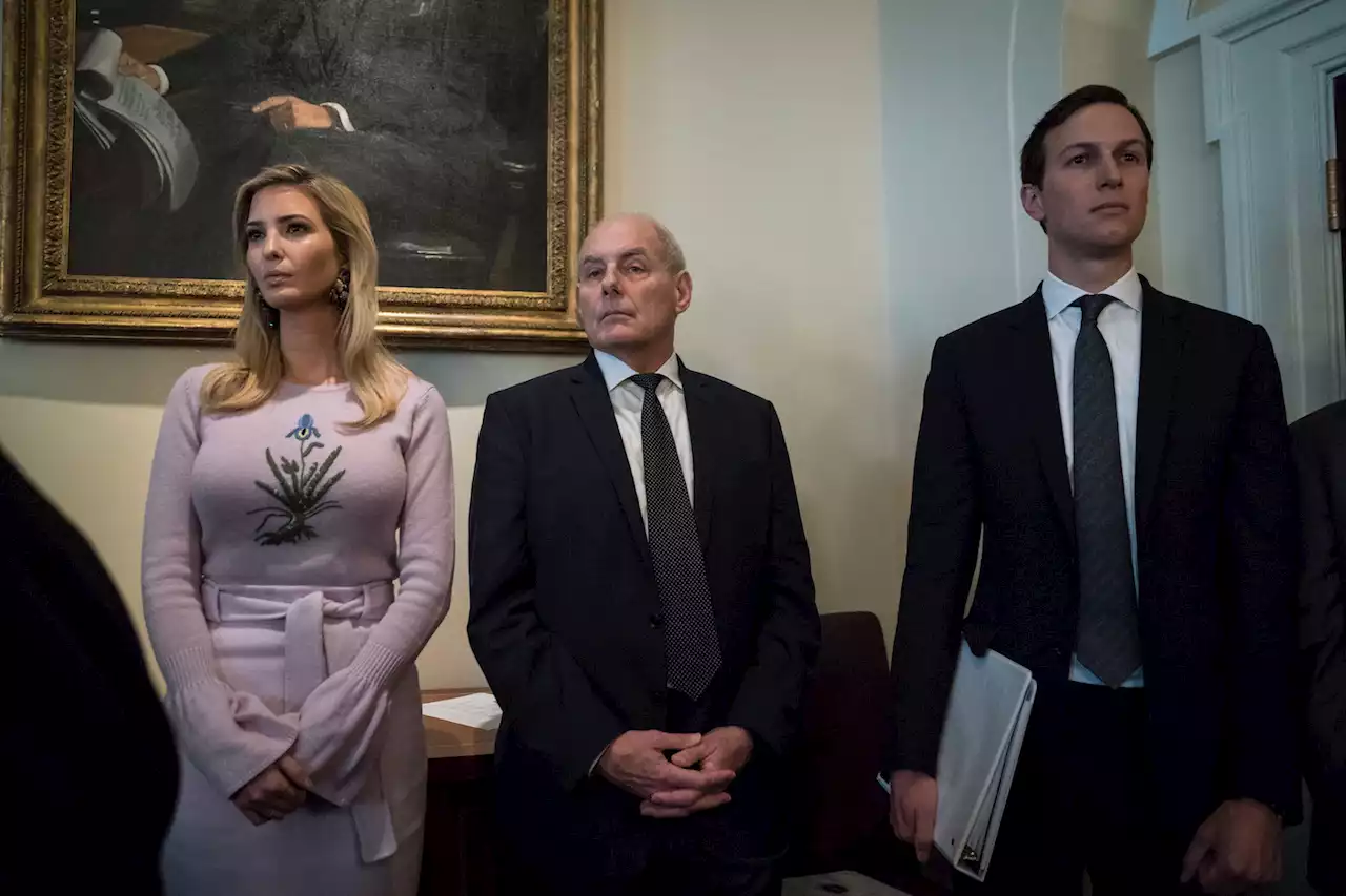 Jared Kushner alleges chief of staff shoved Ivanka Trump at White House