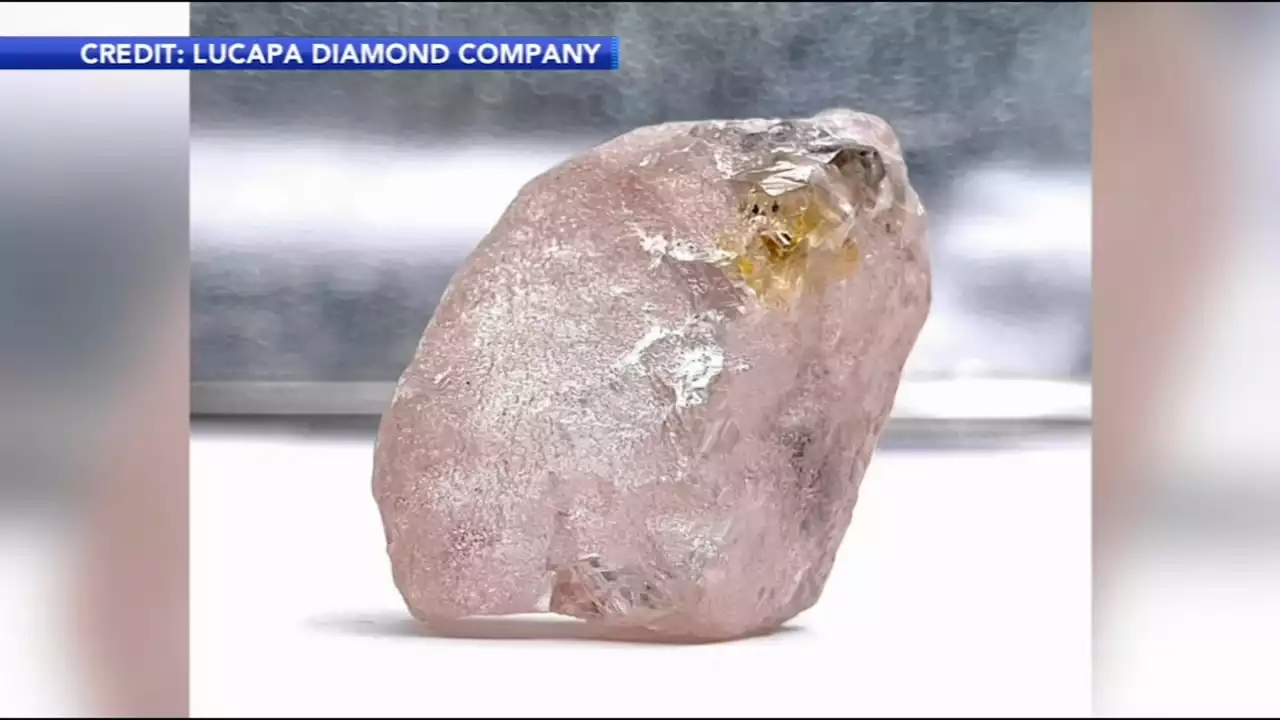 'Lulo Rose': 170-carat pink diamond discovered in Africa said to be largest found in 300 years