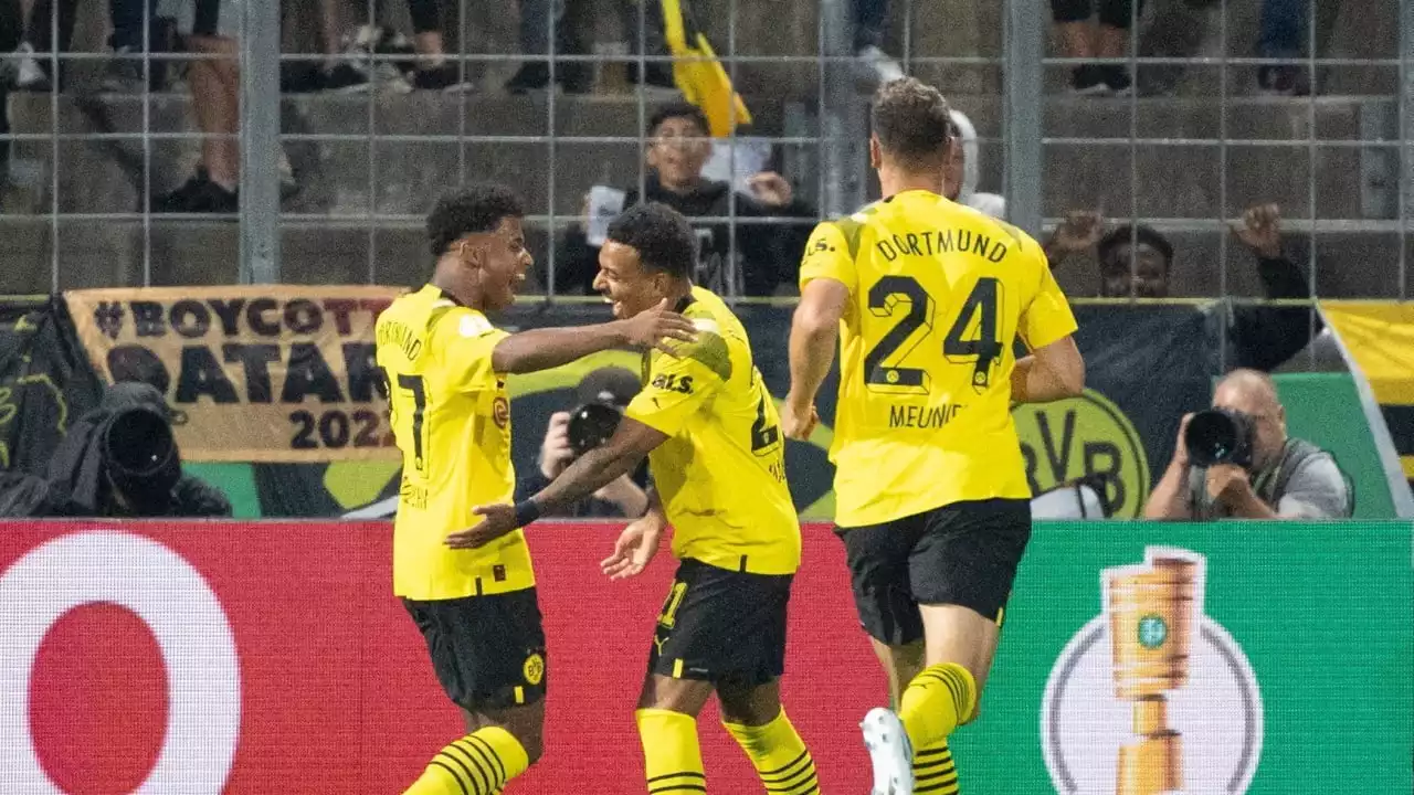 DFB-Pokal: 1860 München - BVB 0:3 – Erster Dortmund-Sieg für Sébastien Haller