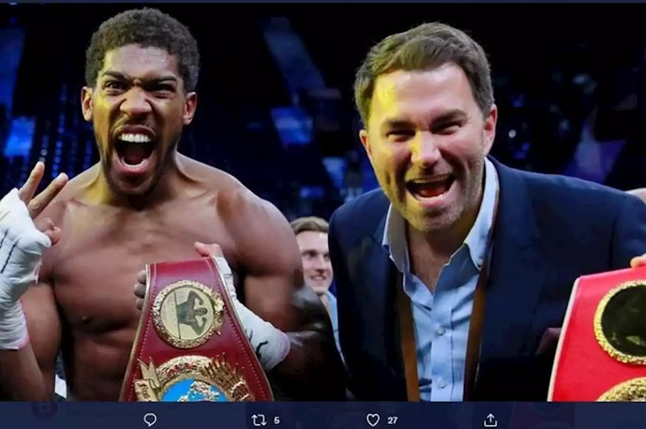 Dendam Belum Terbalas, Kubu Anthony Joshua Sudah Tatap Duel Berikutnya - Bolasport.com