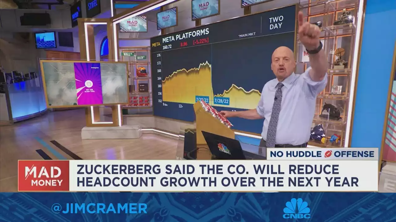 Jim Cramer gives his take on Meta