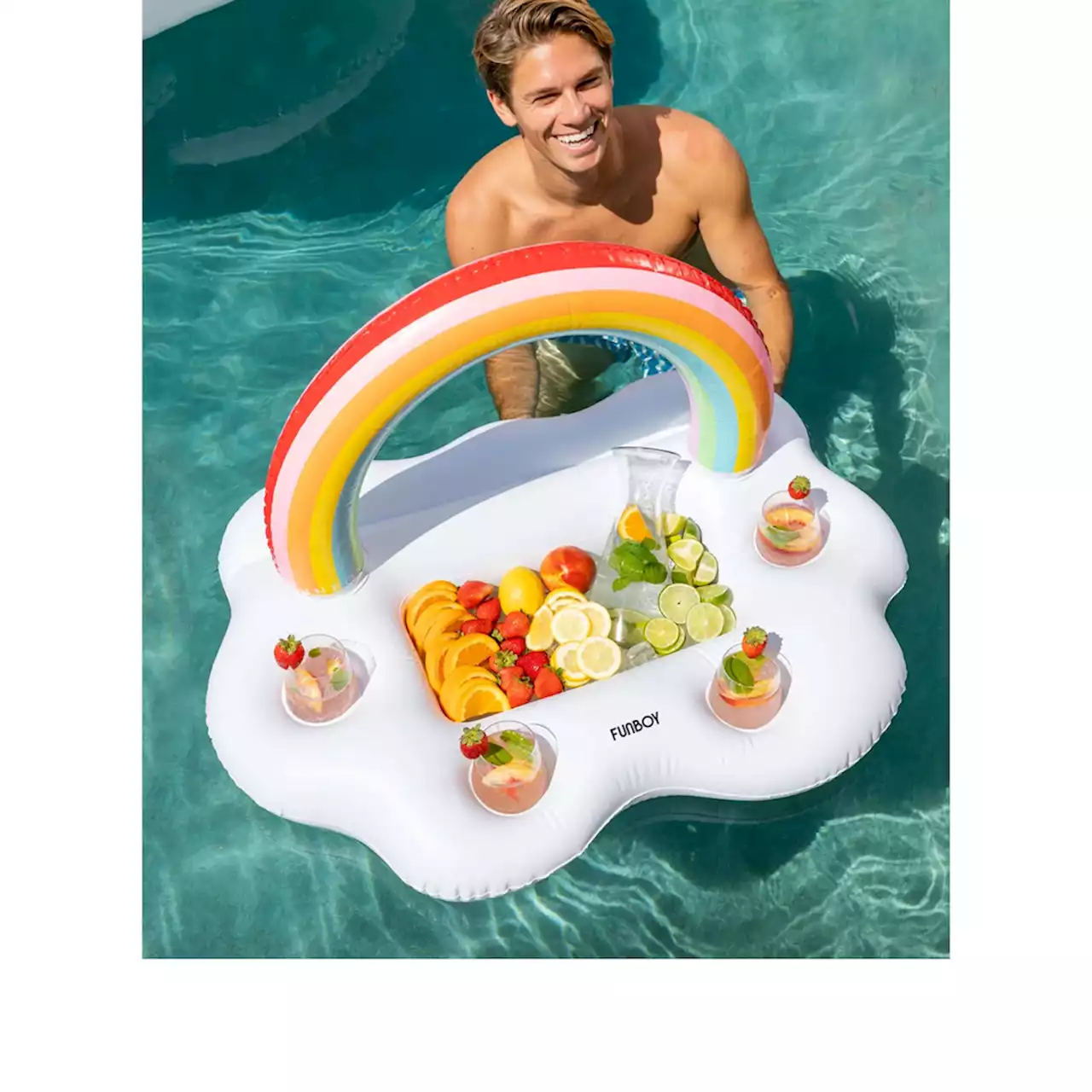 Shop Summer Must-Haves Starting at $7: Floating Drink Stations, Neck Fans, Inflatable Cornhole, and More - E! Online