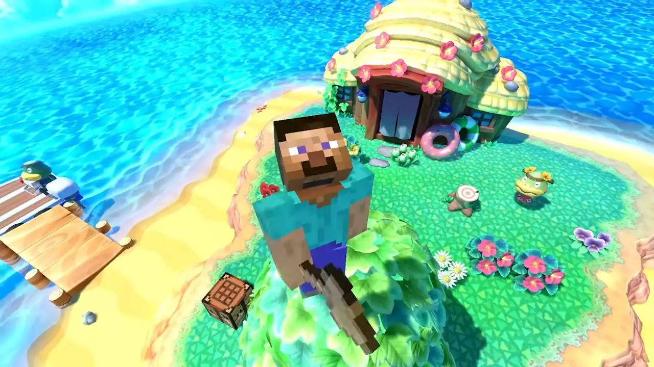 Delayed Smash Bros. Minecraft Steve and Alex amiibo coming September