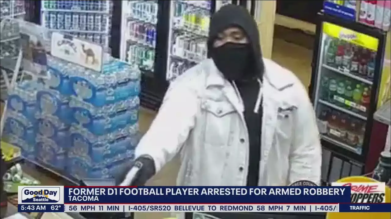 Former D1 football player arrested for Pierce County armed robberies