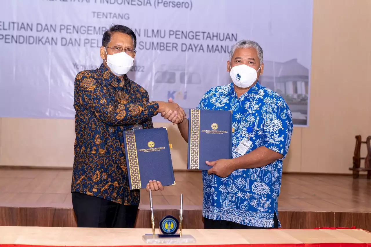 Sinergi PT KAI dan UNY, Harapkan Inovasi dan Kreativitas Mahasiswa