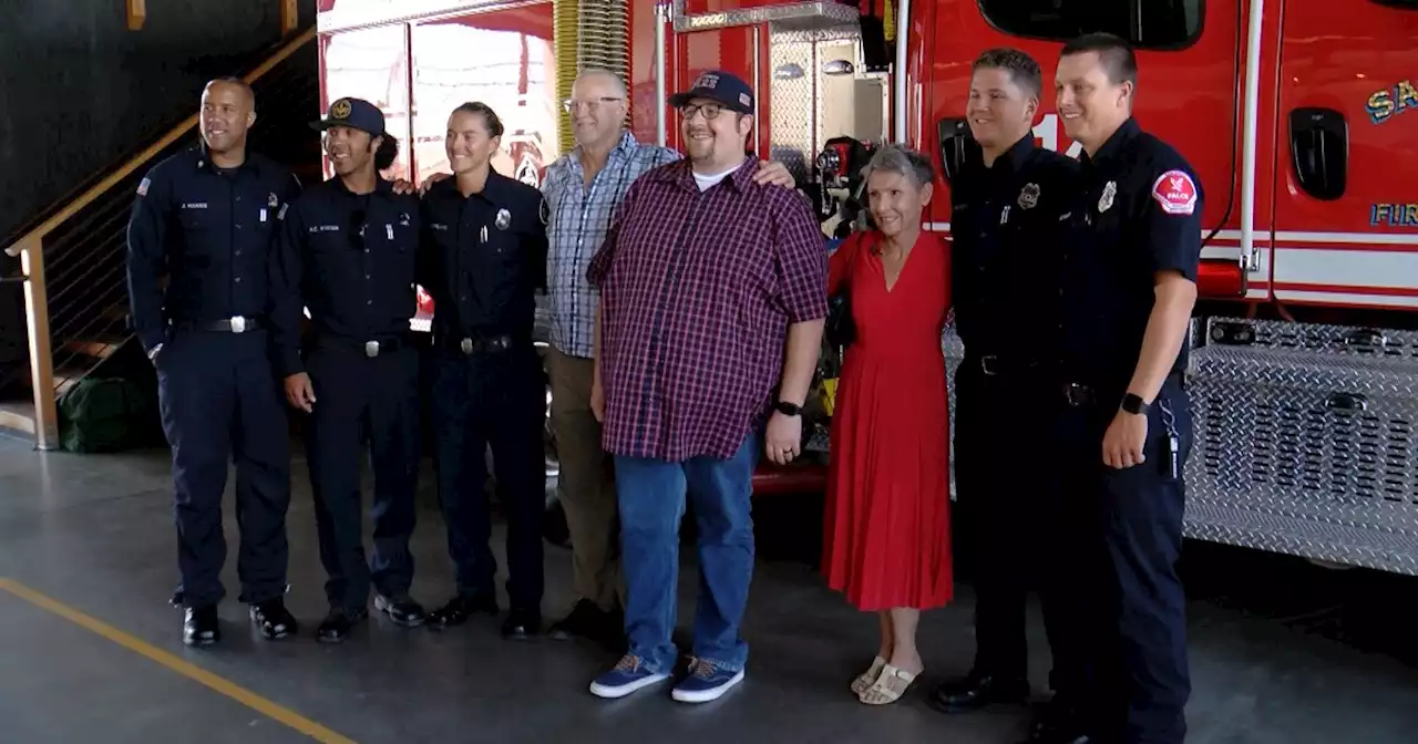 San Diego man meets rescuers and dispatcher who saved his life