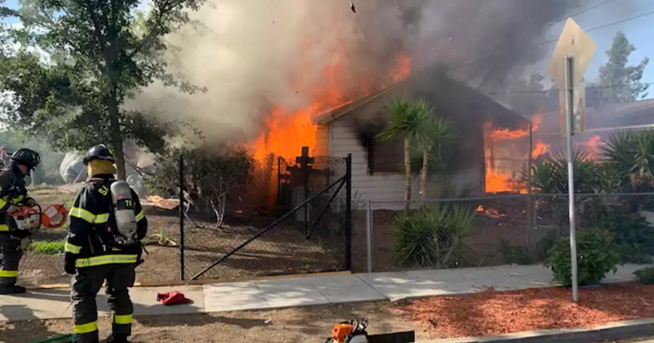 San Jose firefighters knock down fire at unoccupied home