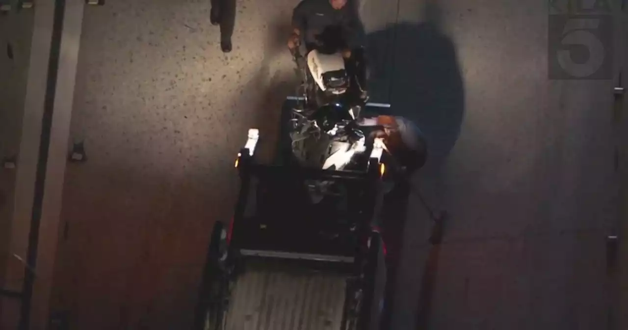 LAPD motorcycle officer hospitalized after hit-and-run crash on 110 Freeway