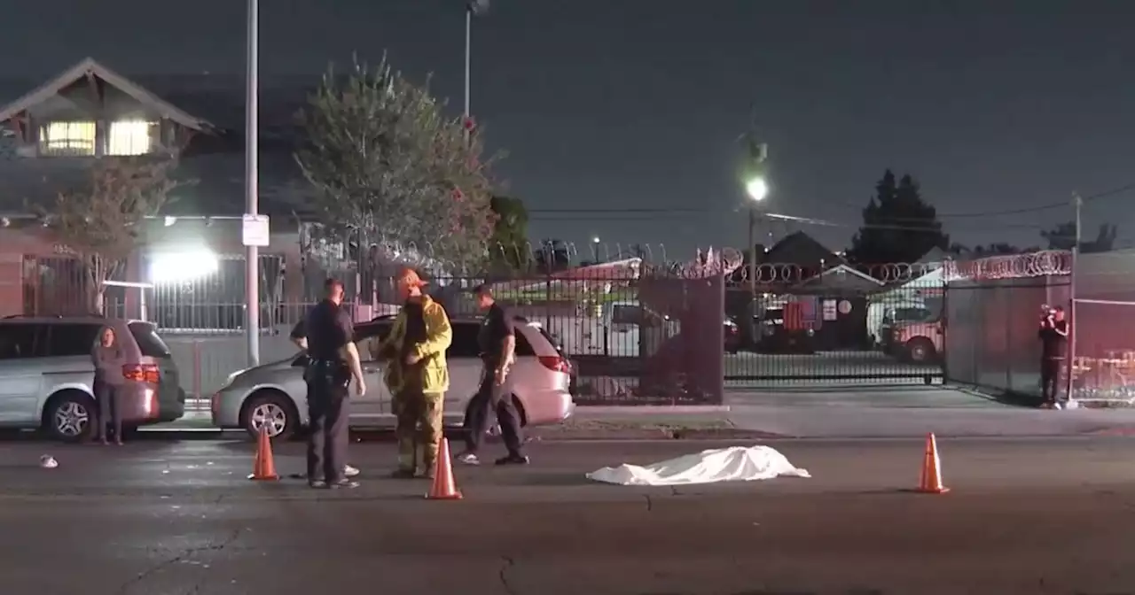 Police investigating fatal shooting after body found on a South L.A. street