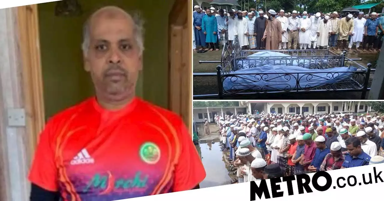 Hundreds gather for funeral of Brit taxi driver and son who died in 'poisoning'