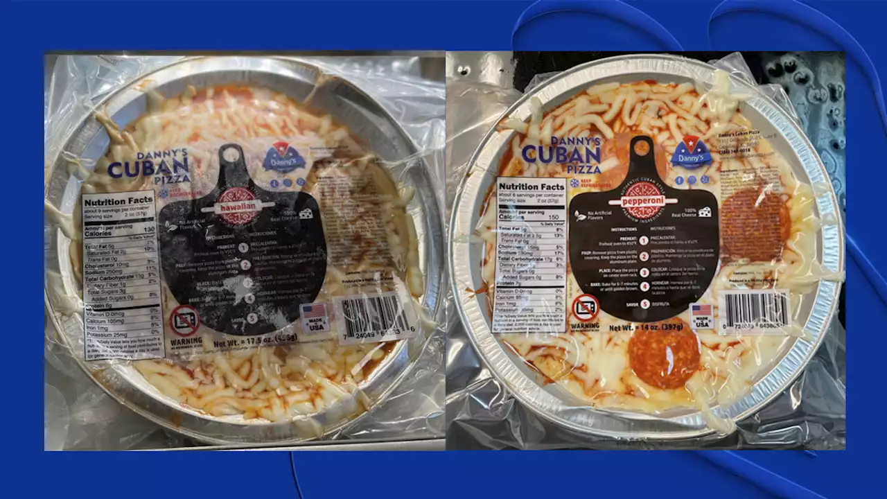 Florida Company Recalls Frozen Cuban Style Pizzas Sold in Texas