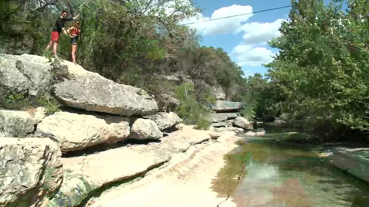 Popular Central Texas Swimming Hole Dries Up