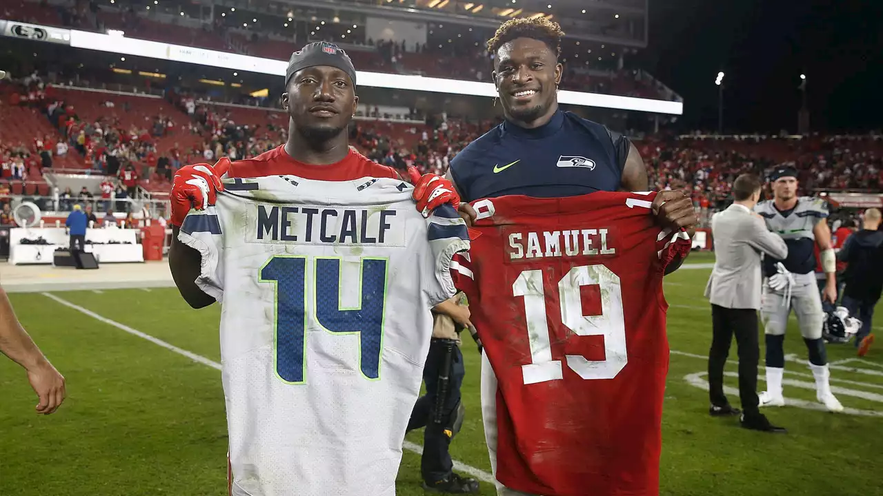 What DK Metcalf's New Seahawks Contract Means for Deebo Samuel, 49ers