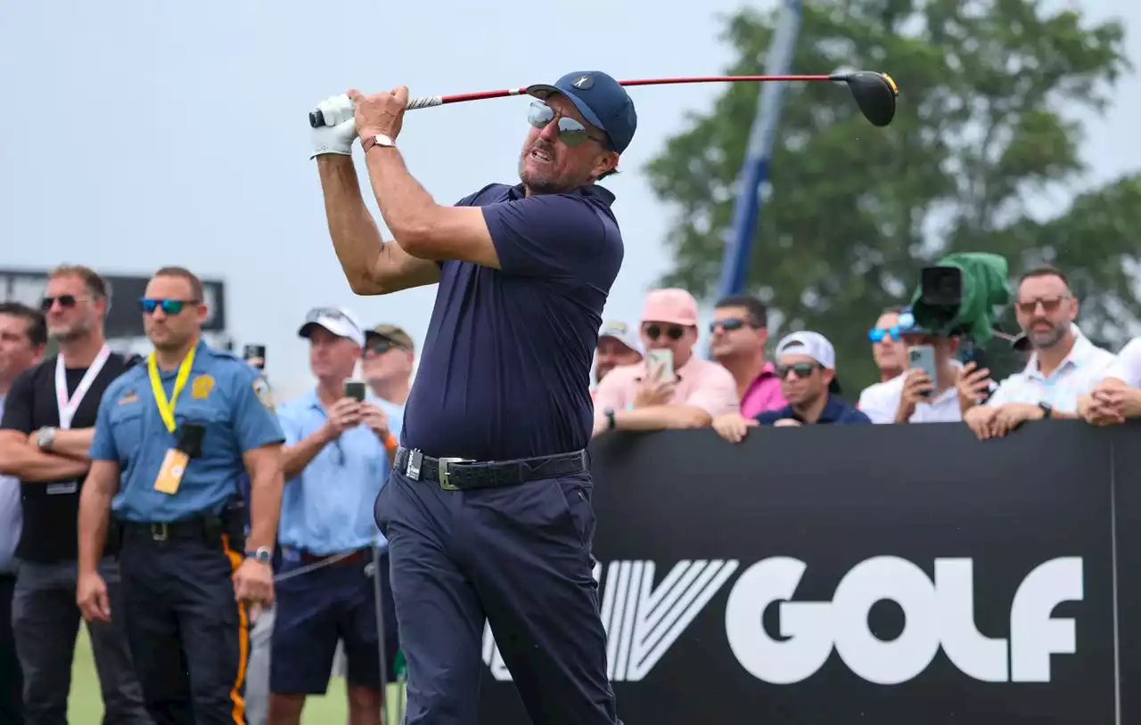 Phil Mickelson gets heckled at N.J. LIV Golf event: ‘Do it for the Saudi Royal Family!’