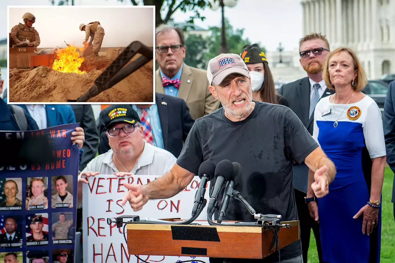 Jon Stewart blasts GOP after Senate blocks burn pit bill for veterans