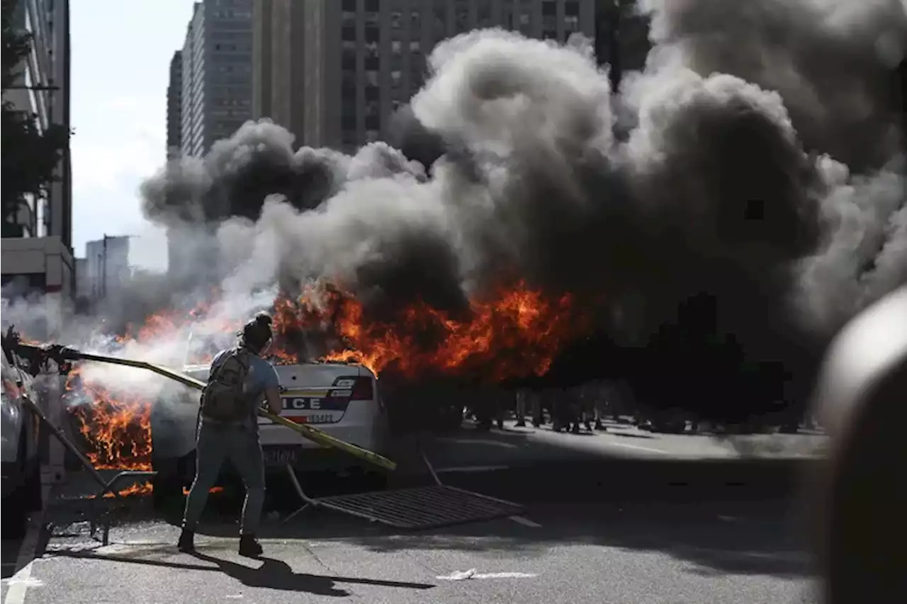 Philly protester identified through Etsy purchase sentenced to 2 1/2 years for torching police cars