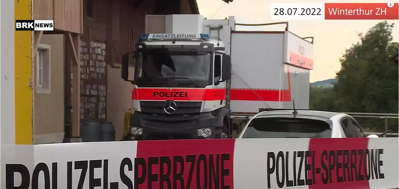 Stadt Winterthur ZH: Polizei durchsucht Wohnliegenschaft (Video)