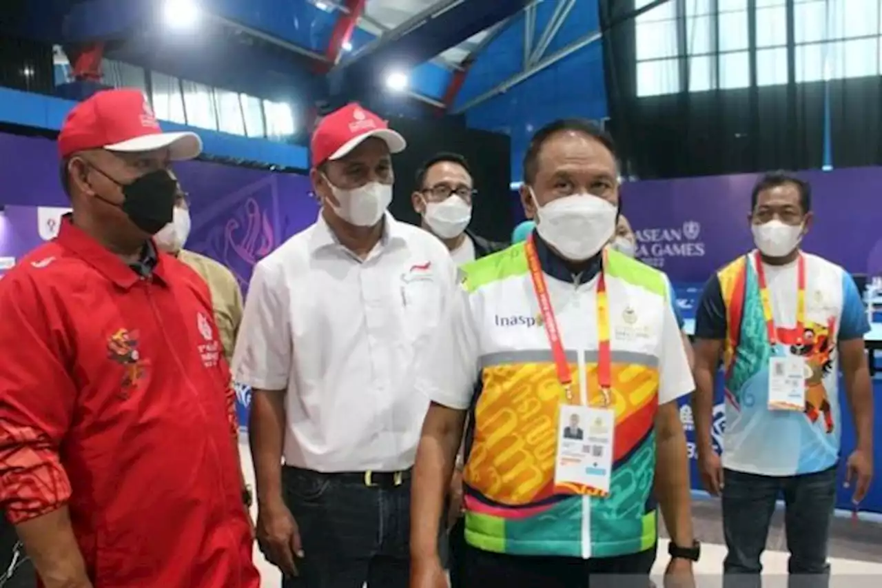 Persiapan Arena Tenis Meja APG 2022 Dapat Pujian Menpora