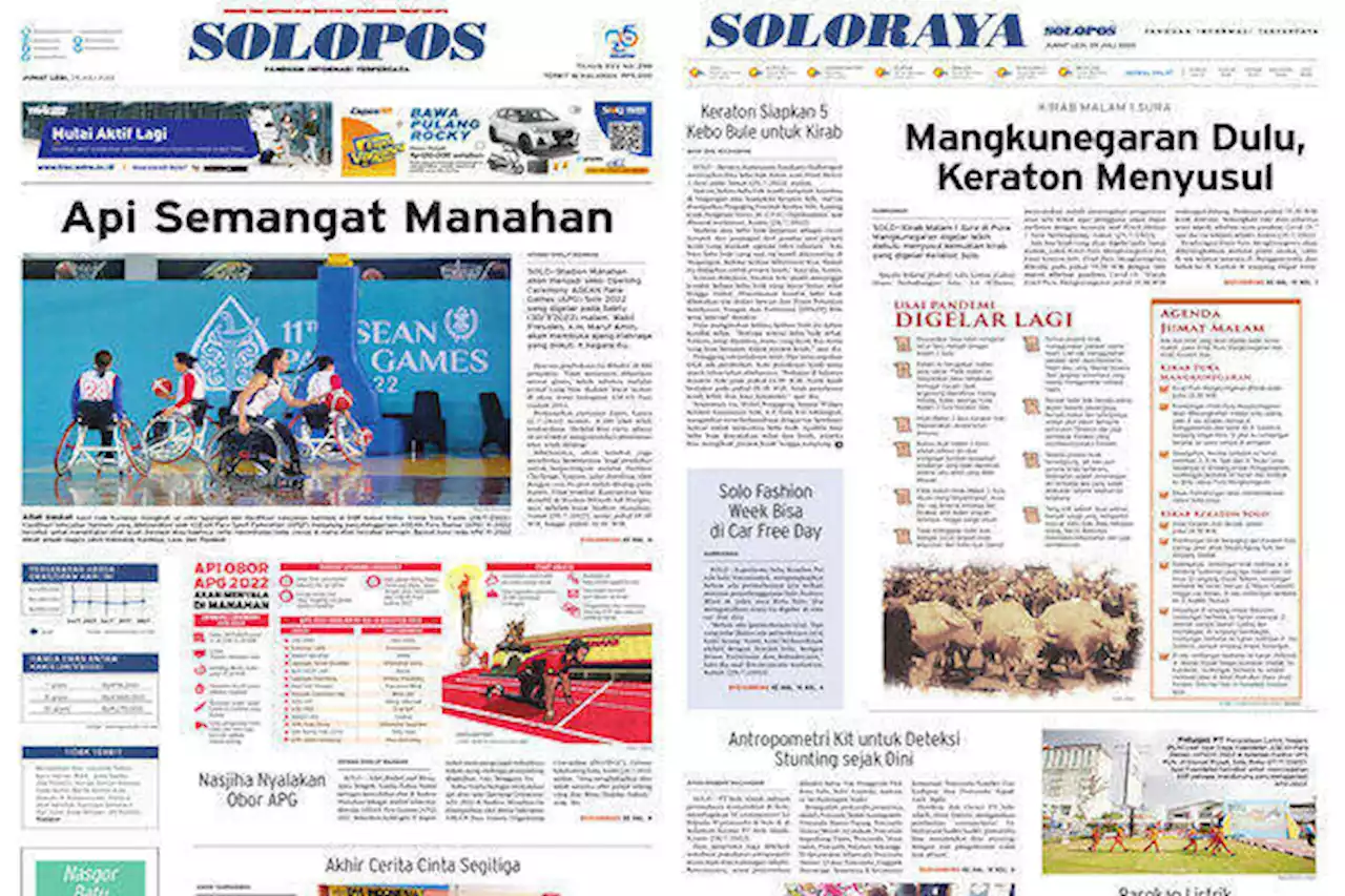 Solopos Hari Ini: Api Semangat Manahan