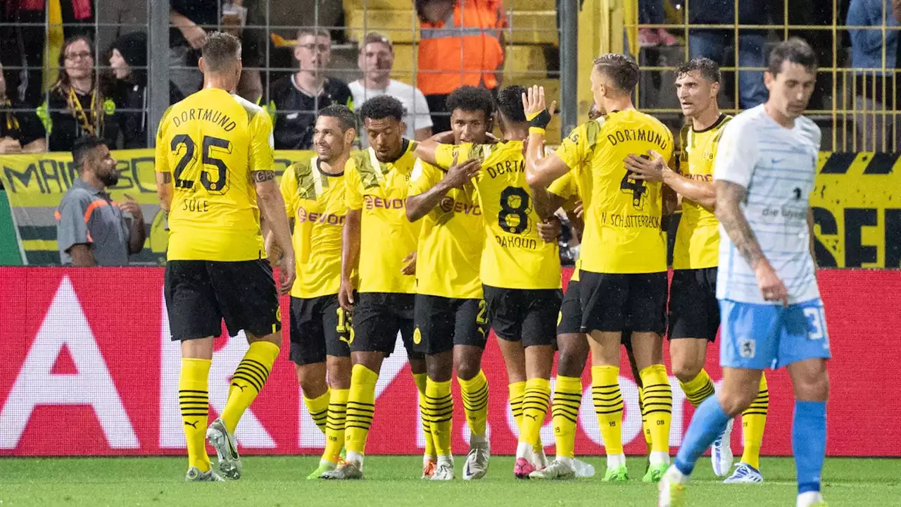 Ohne Gegentor: BVB, Stuttgart, Nürnberg, KSC eine Runde weiter