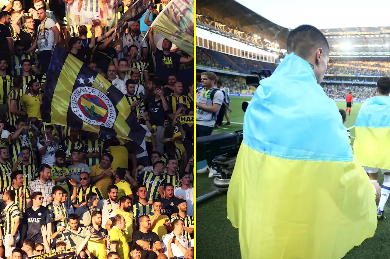 Fenerbahce fans 'disgusting' for Putin chants as Dynamo Kyiv dump them out of UCL