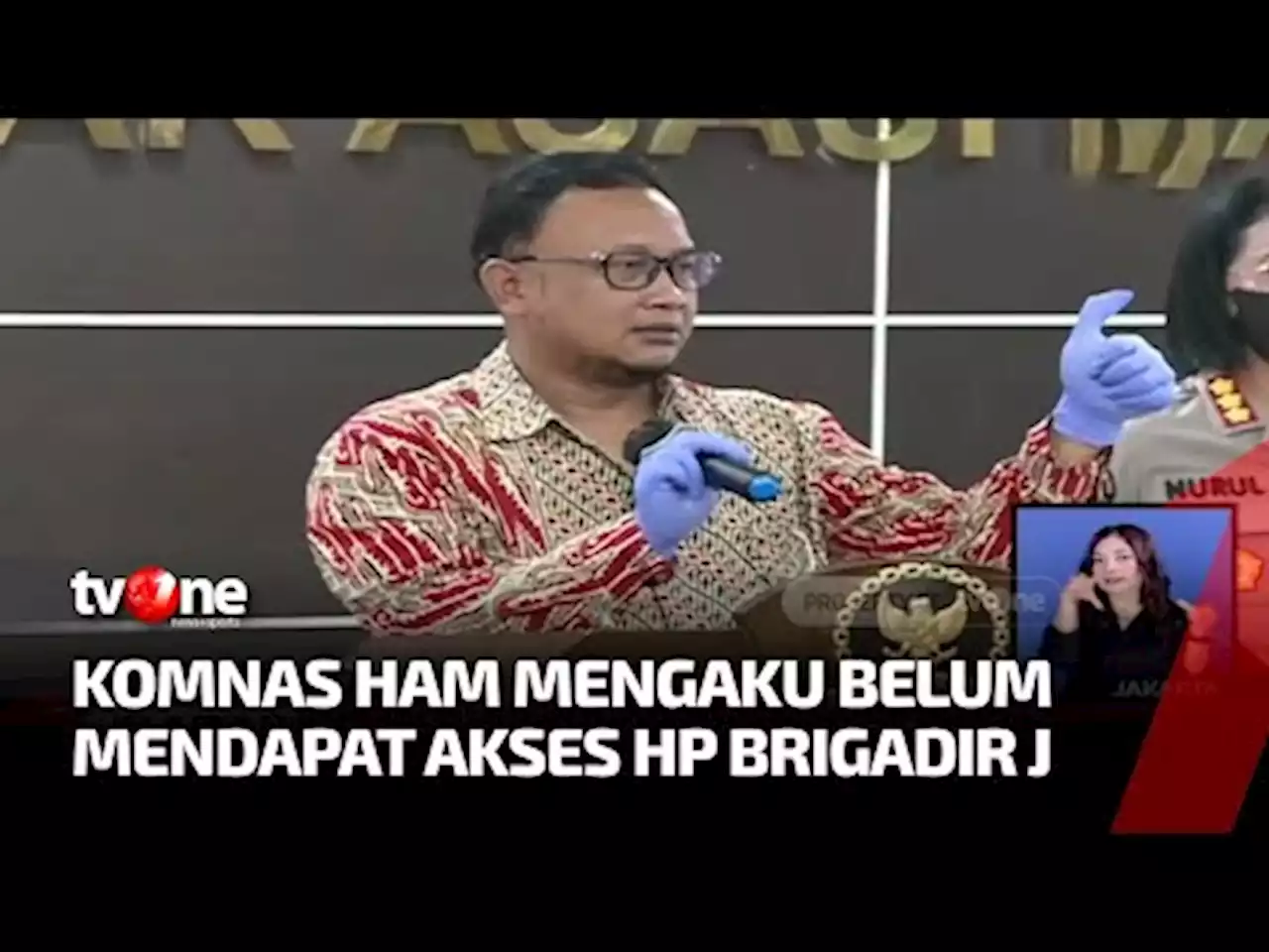 Komnas HAM Mengaku Belum Mendapat Akses HP Brigadir J - tvOne