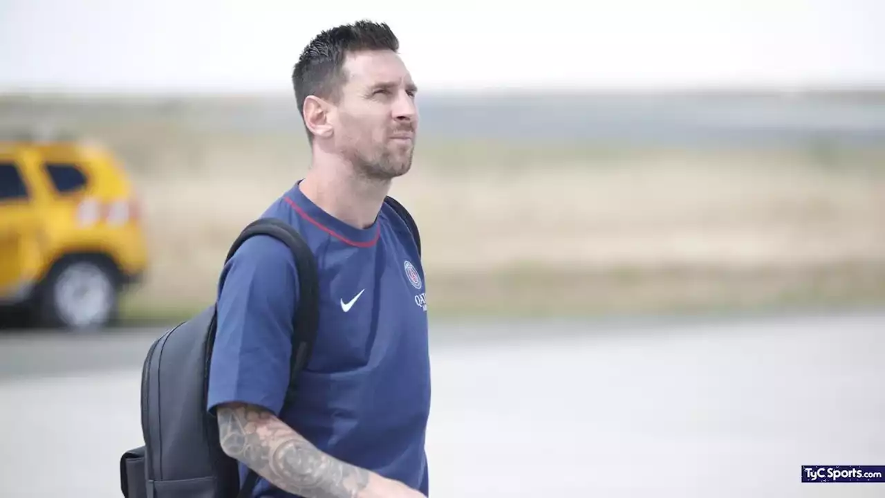 Con Messi y sin Mbappé, PSG viajó para jugar la Supercopa de Francia - TyC Sports