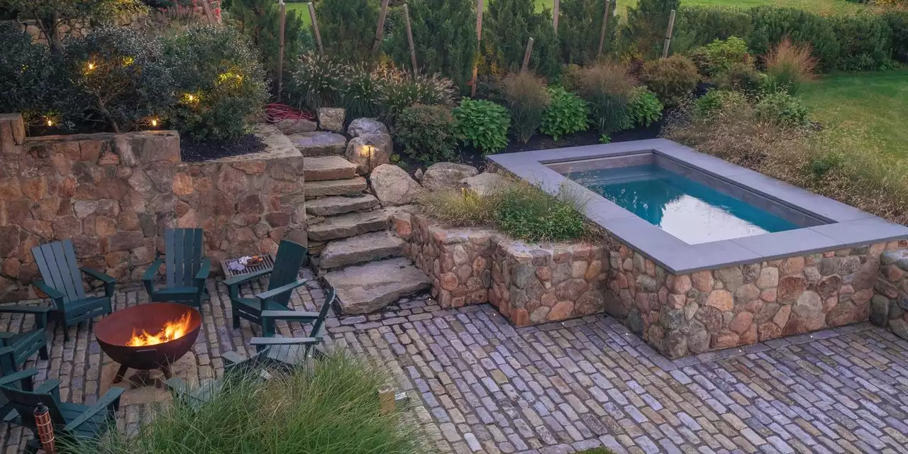 A Chic Swimming Pool Alternative for Small Backyards