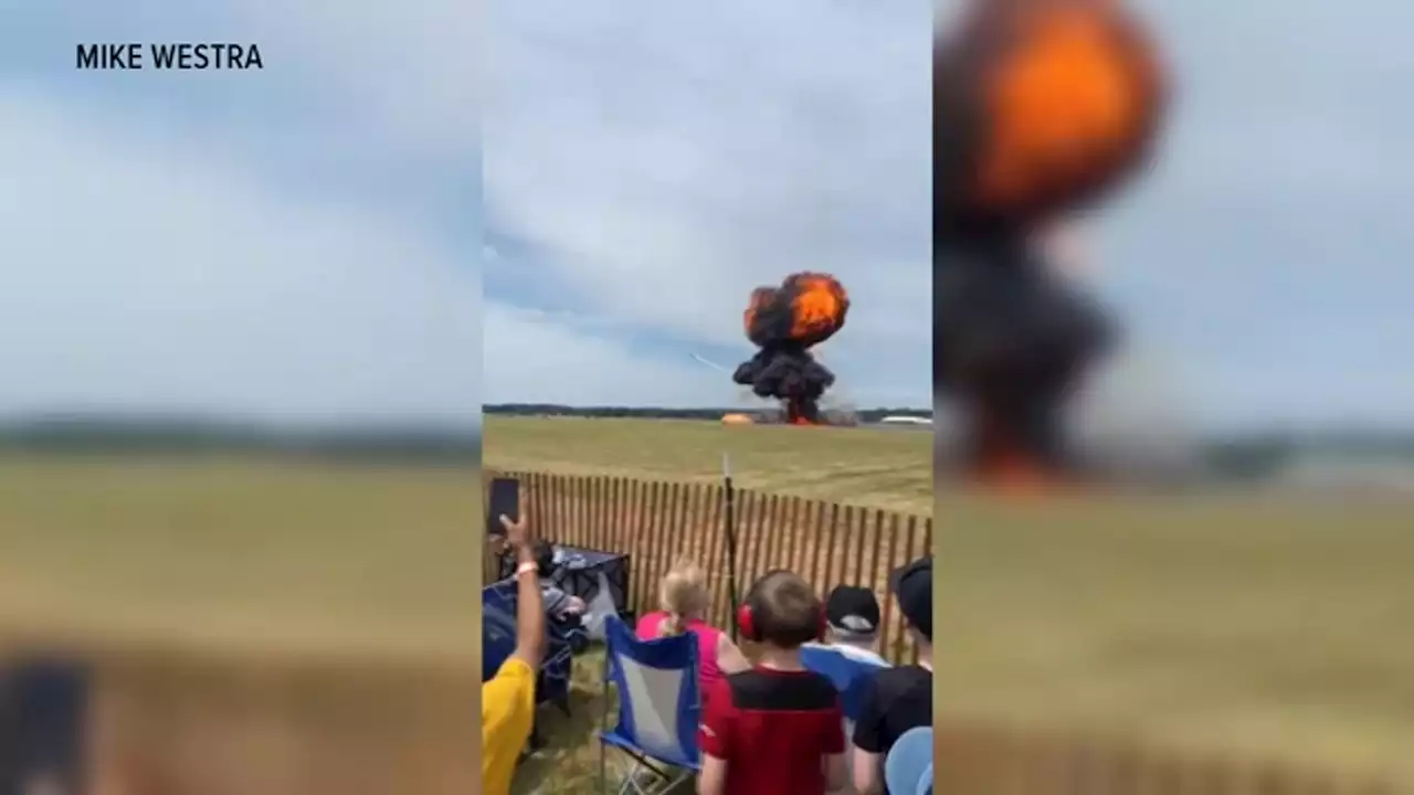 Battle Creek air show accident: 1 killed in jet truck explosion in Michigan, police say