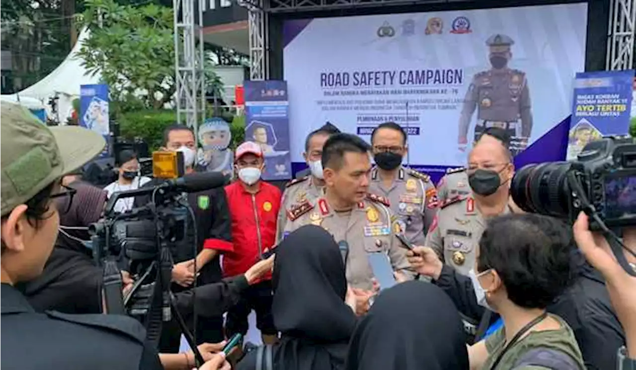 Korlantas Polri Gelar Road Safety Campaign di Bundaran HI