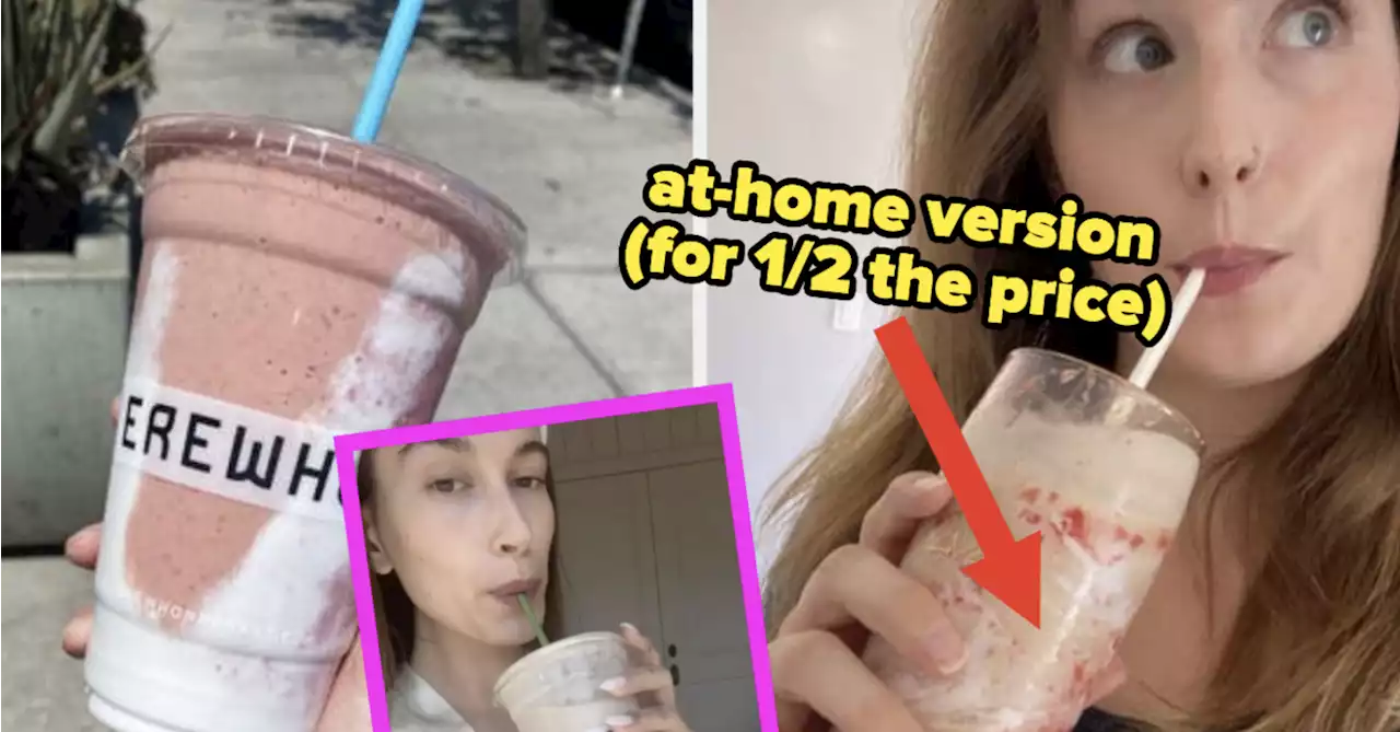 Hailey Bieber's New Erewhon Smoothie Costs $17, But You Can Make It At Home With 8 Ingredients And $8