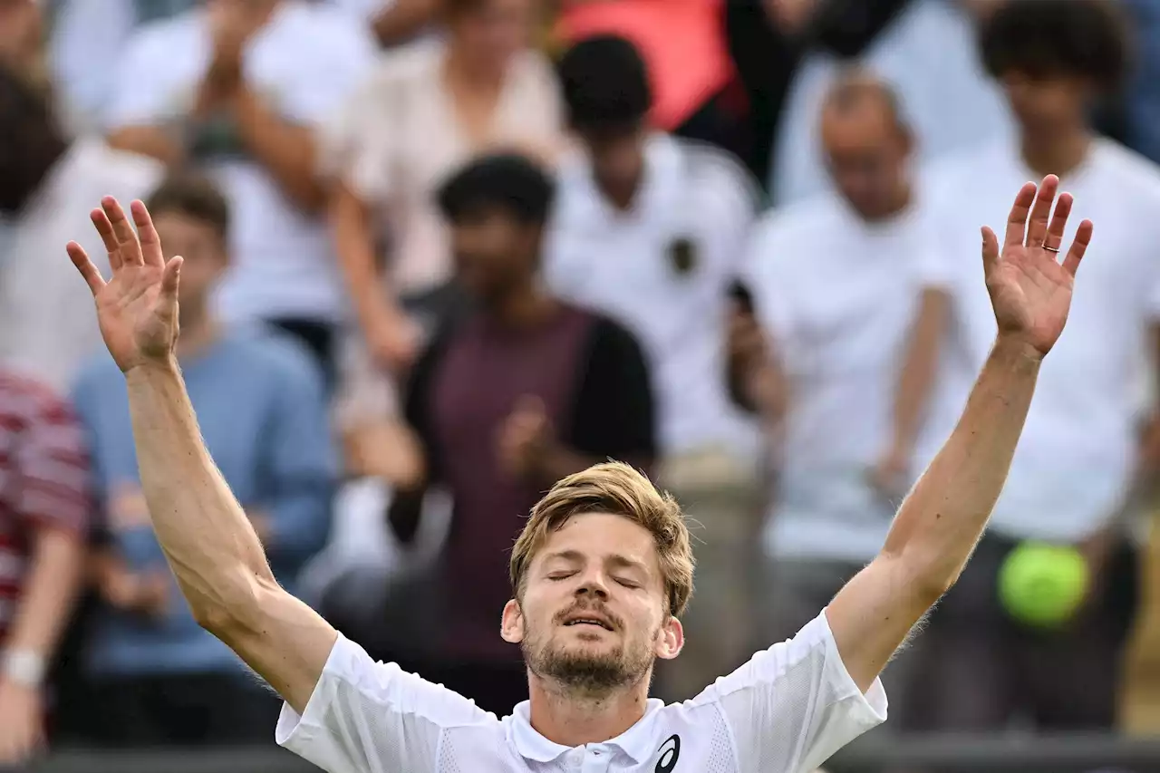 David Goffin klopt Amerikaan Frances Tiafoe en staat in kwartfinales Wimbledon