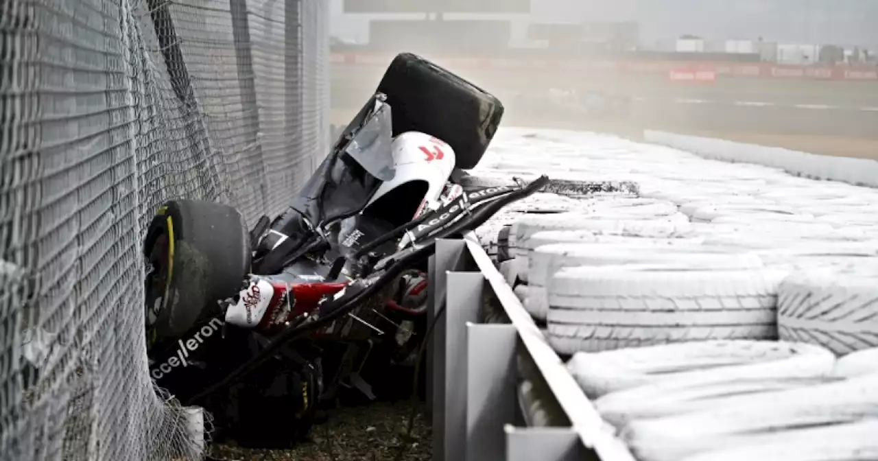 Zhou escapes serious injury after multi-car smash at Silverstone