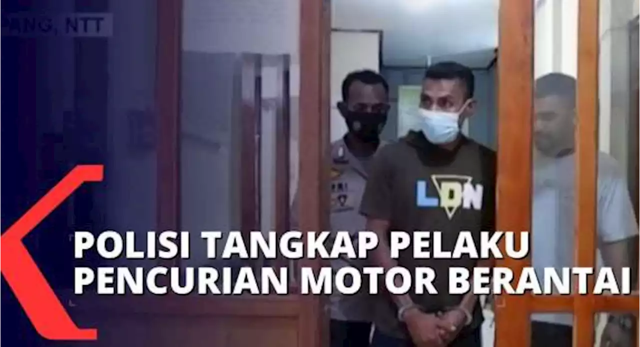 4 Kali Lancarkan Aksinya Curi Sepeda Motor, Pelaku Dibekuk Polisi dan Mendekam di Sel Tahanan!