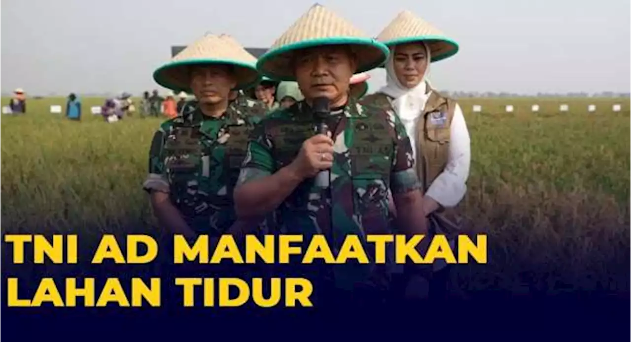 Kasad Dudung Perintahkan TNI AD Manfaatkan Lahan Tidur Untuk Antisipasi Krisis Pangan