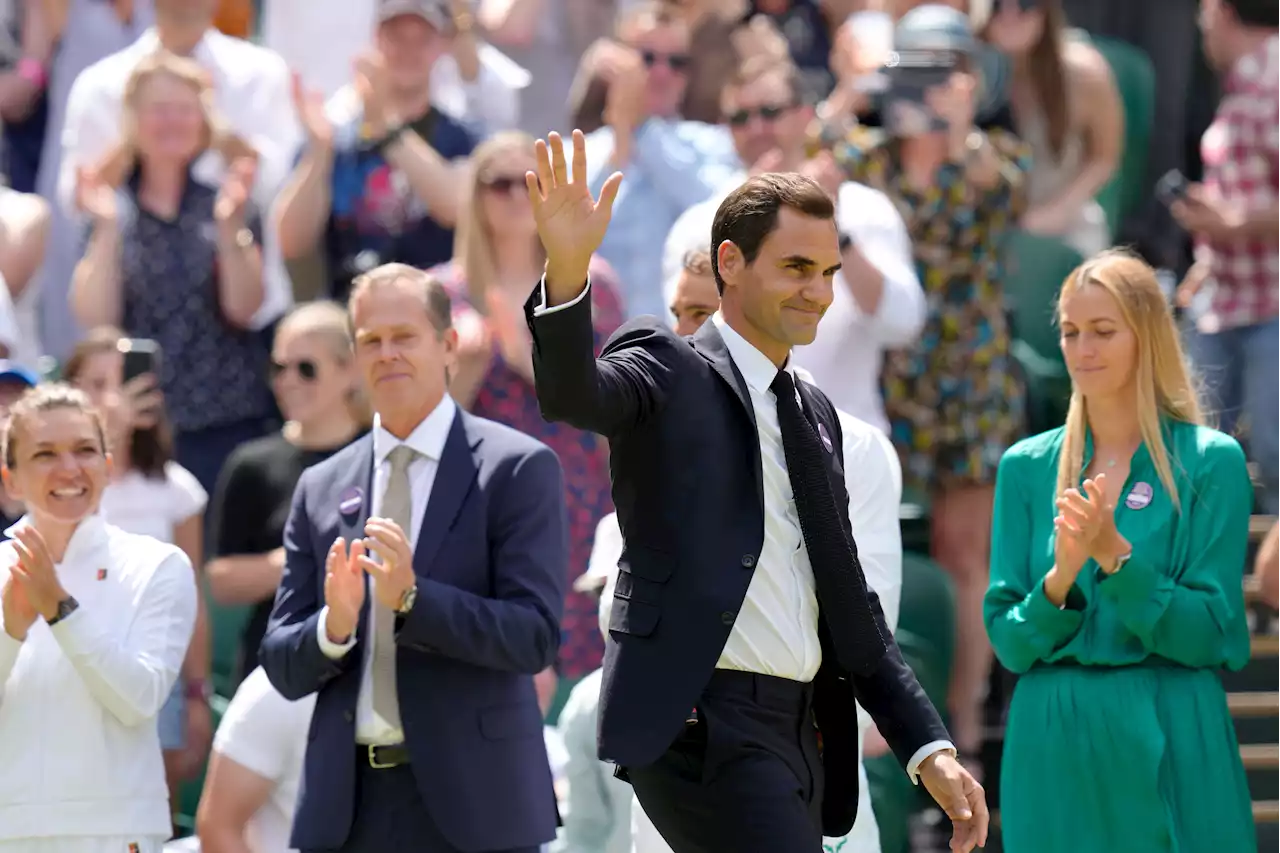 Mais que faisait Roger Federer à Wimbledon?