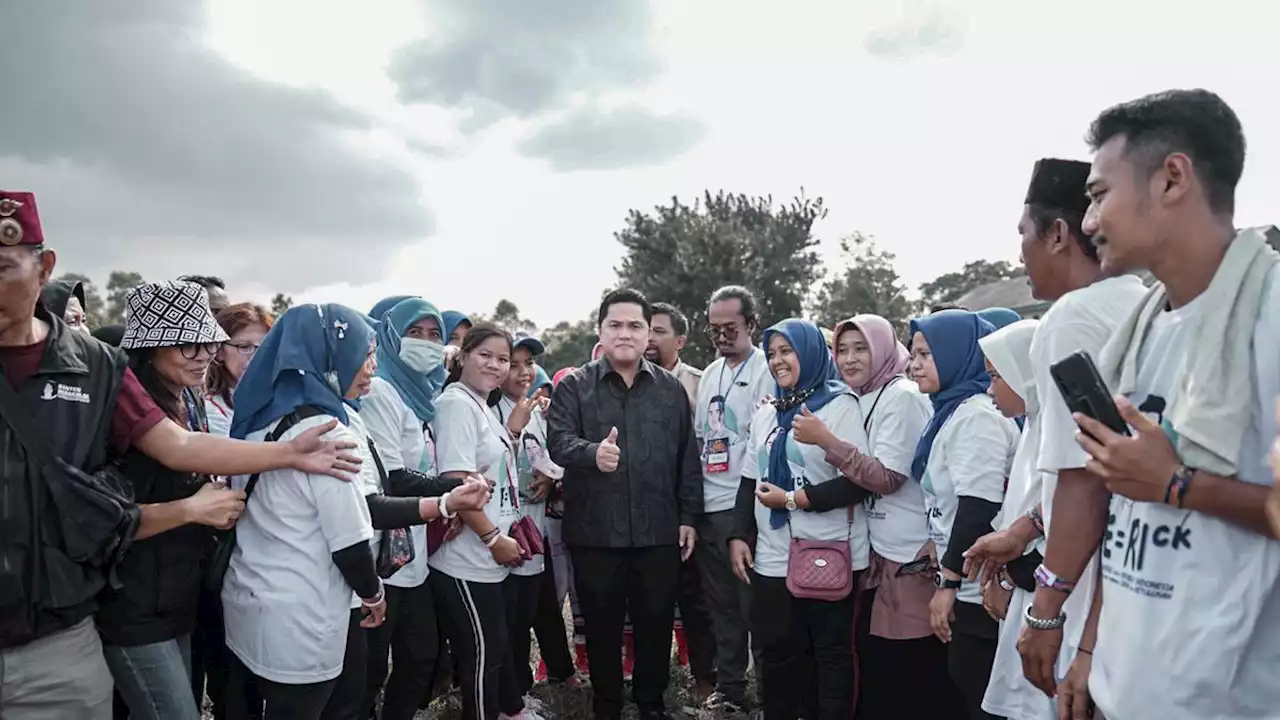 Ribuan Warga Ikuti Festival Dolanan bareng Erick Thohir di Tangerang Selatan