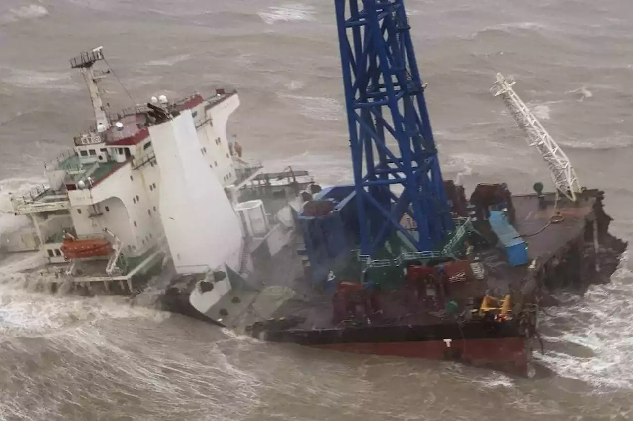 Dozens missing in shipwreck during South China Sea typhoon