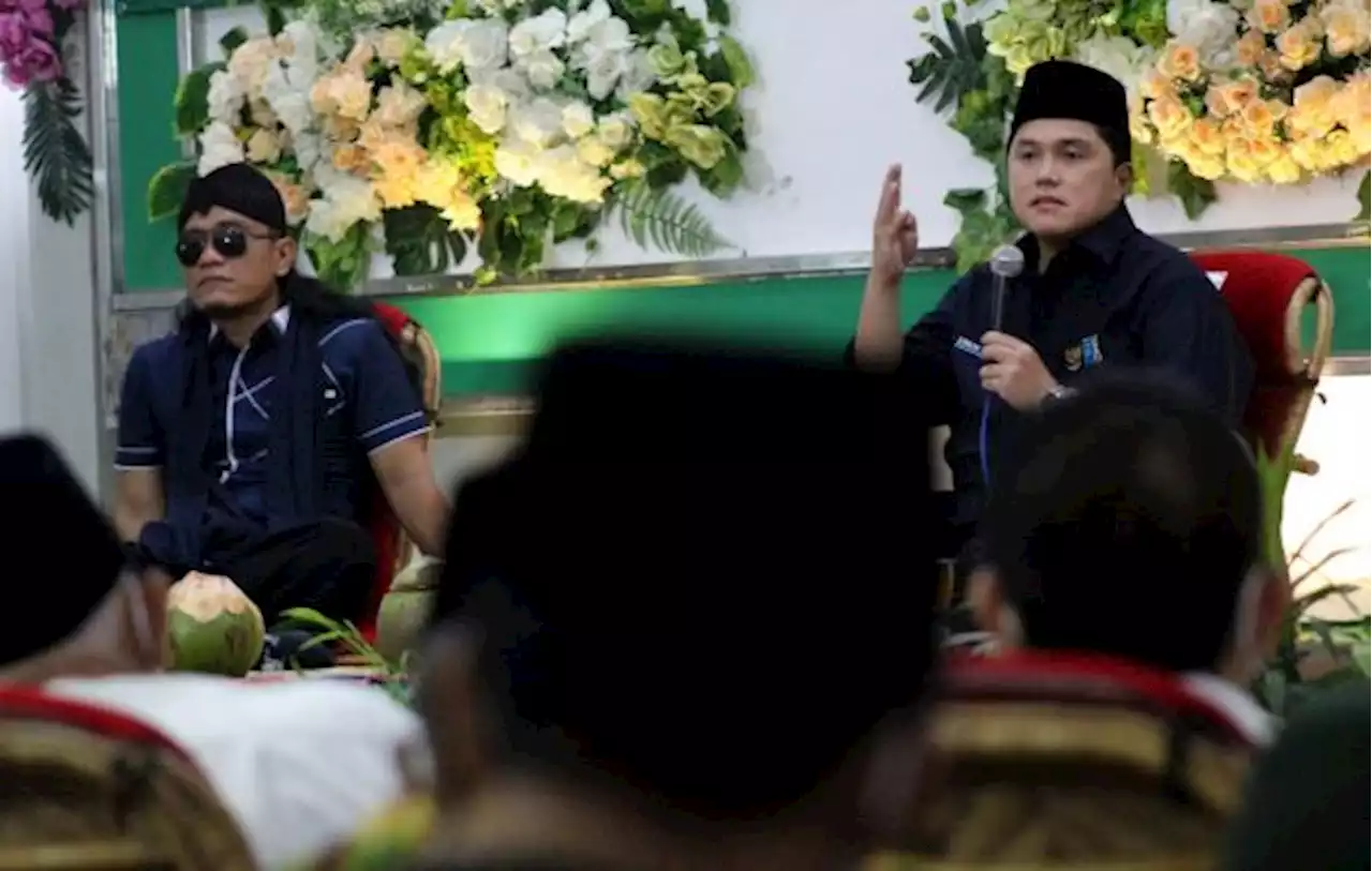 Berjiwa Santri, Erick Thohir Jadi Harapan Ulama