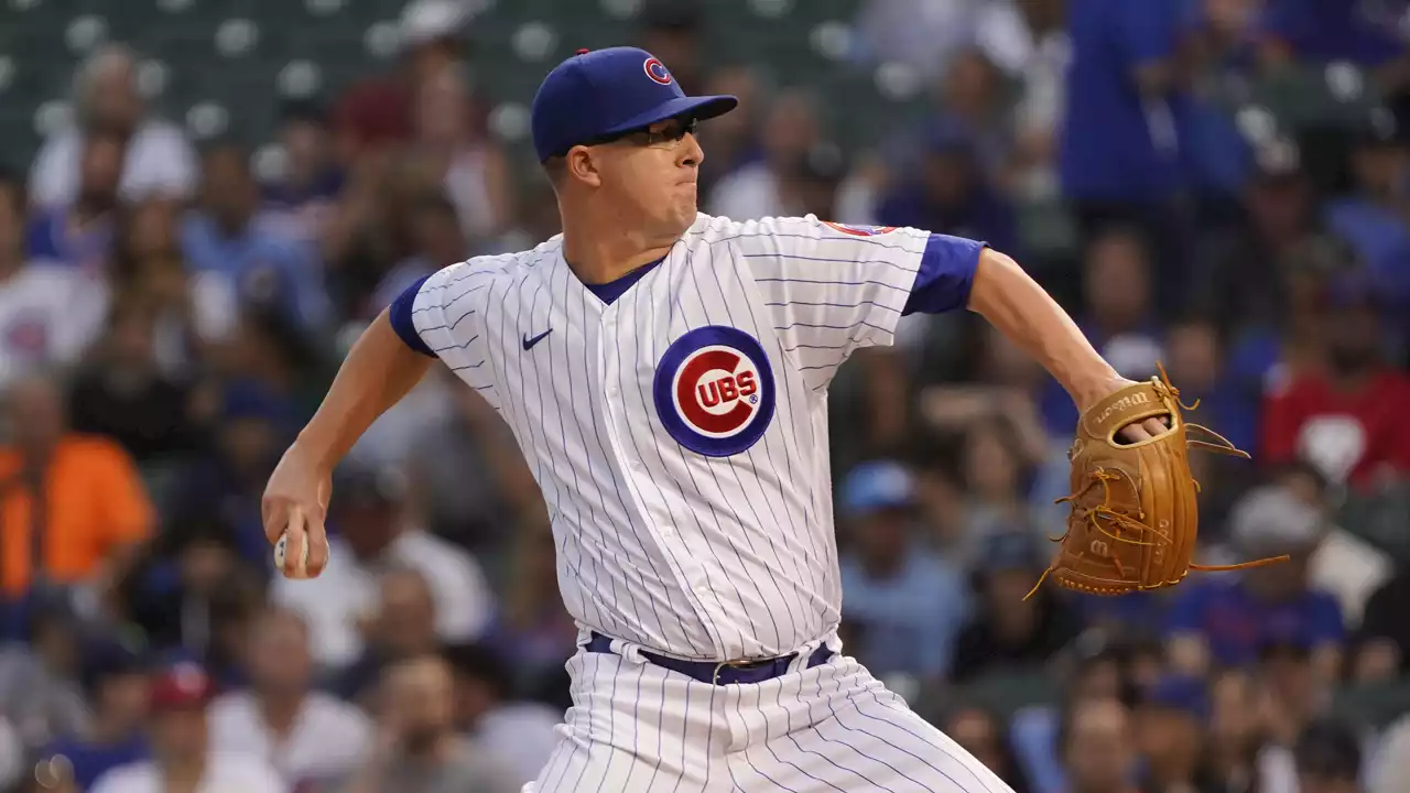 Cubs' Alec Mills (Back) Exits Start Vs. Red Sox in First Inning