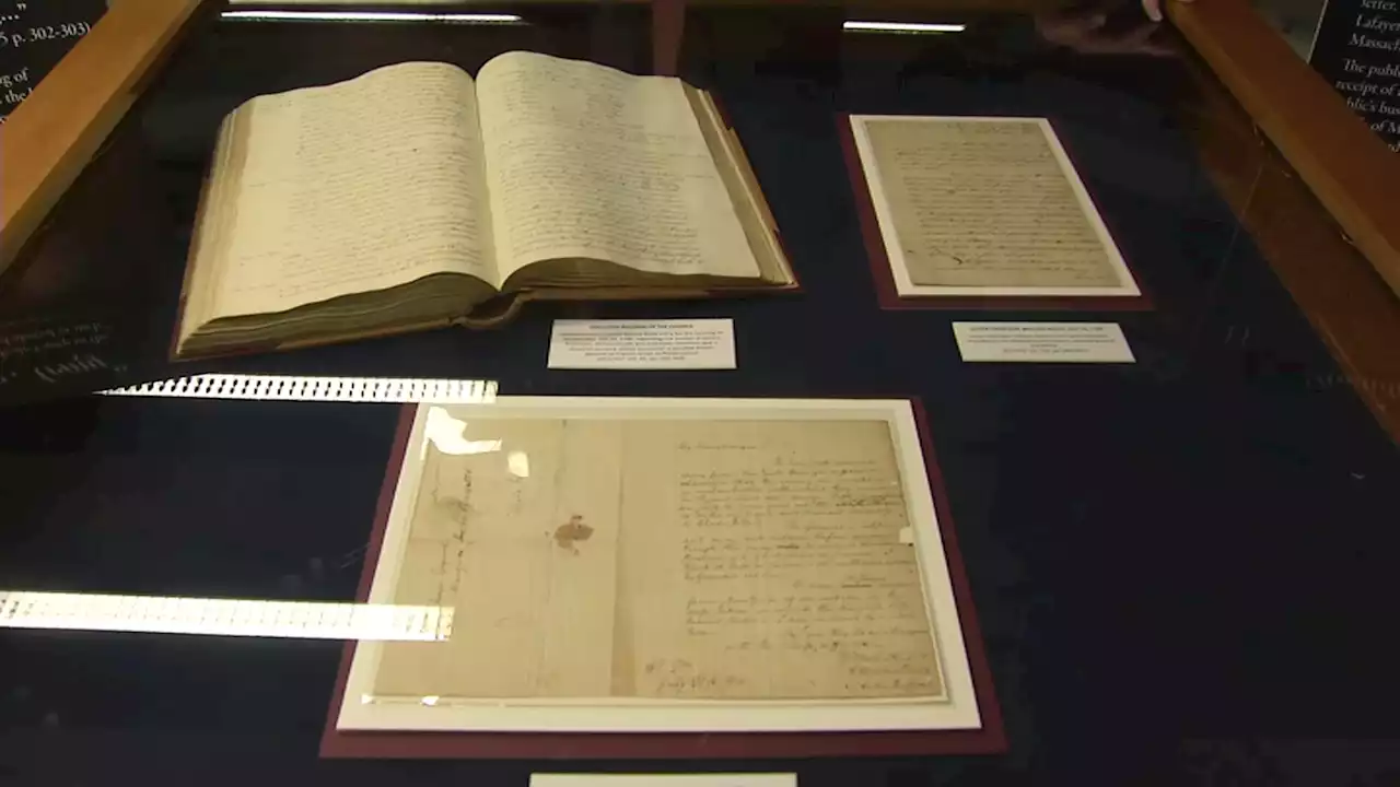 Letter From Alexander Hamilton on Display in Boston