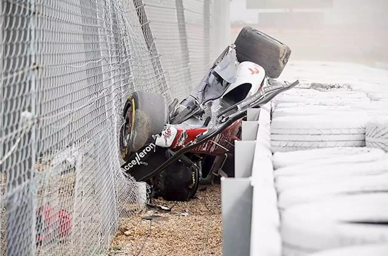 Silverstone crash victim Zhou pays tribute to halo for saving his life | Sport