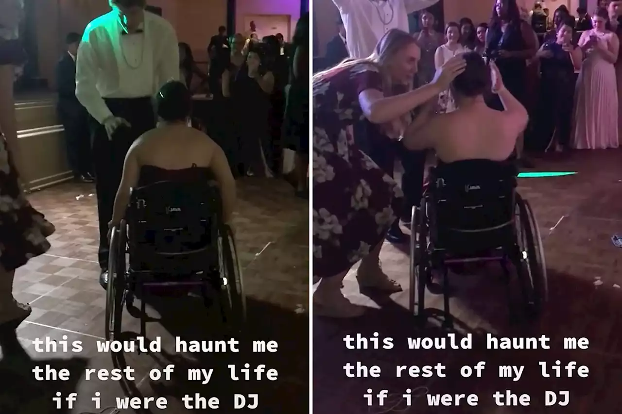 DJ slammed for playing ‘f–ked up’ song for prom queen in wheelchair